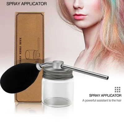 Hairdressing Silicone Airbag Powder Sprayer Hair Tool Building Fiber Applicator - image 1 of 4