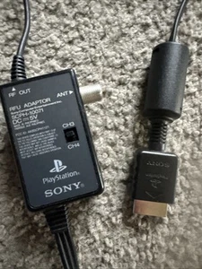 Genuine OEM Sony PlayStation PS1 PS2 RFU Adapter Coax Cable SCPH-10071 - Picture 1 of 3