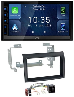 JVC DAB Bluetooth MP3 USB 2DIN Autoradio für Fiat Ducato 06-11 Citroen Jumper sc - Bild 1 von 4