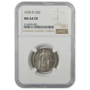 1920 D Standing Liberty Quarter MS 64 FH NGC Silver SKU:I19898 - Picture 1 of 4