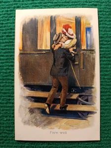 CPA - ILLUSTRATEUR WSCH - FARE WELL - COUPLE TRAIN - N° 1198 - Imagen 1 de 2