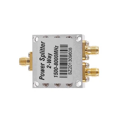 New 2-Way 1500-8000MHz RF Coaxial Signal Power Splitter Divider Combiner Part - Image 1 of 4