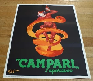 CAMPARI italienisches Plakat Werbung Cappiello Likör Aperitif Bitters Mailand - Bild 1 von 7