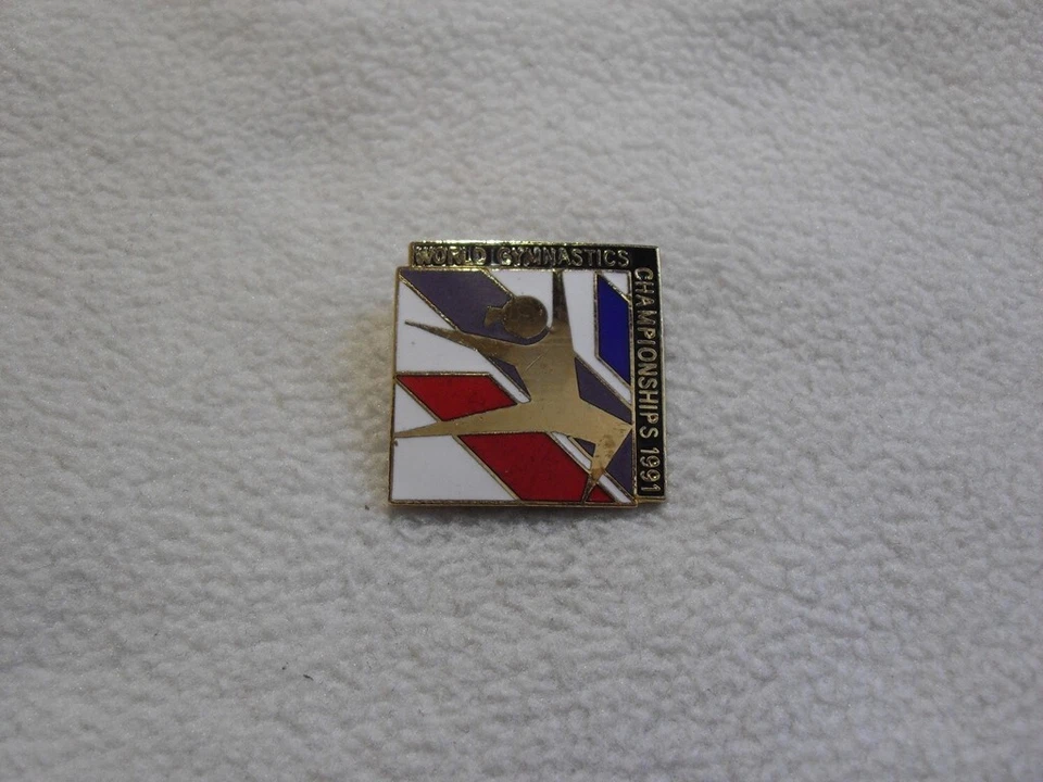 Чемпионат мира по гимнастике Индианаполис США 1991 значок модель-2 - Изображение 1 из 1