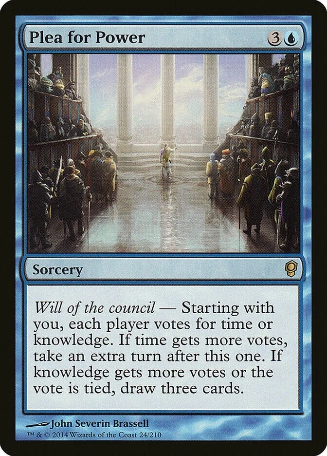 MTG: Magic The Gathering: Conspiracy Foil: Plea for Power - Near Mint! - Image 1 of 1