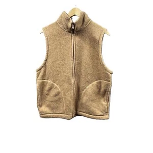 St Johns Bay Vest Mens Medium Brown Fleece Full Zip Stand Collar Casual Outdoor - Picture 1 of 8