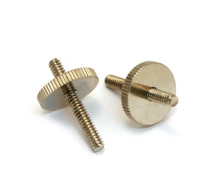 (2) Nickel SAE Threaded ABR-1 Style Bridge Studs for USA Gibson® BP-2394-001 - Picture 1 of 1