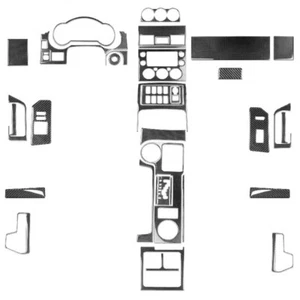 Real Carbon Fiber Interior Full Set Cover Trim for Toyota FJ Cruiser 2007-2021 - Foto 1 di 11