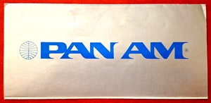 PAN AM Ticket Jacke großes Logo auf silbernem Hintergrund - Bild 1 von 1