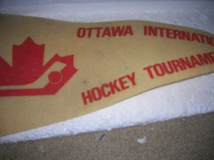 VINTAGE 1980er WIMPEL PINBACKS JUGEND HOCKEY USA KANADA STERLING HÖHEN - Bild 1 von 7