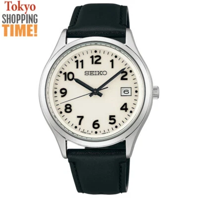 Seiko Selection SBPX157 Solar Sapphire Leathwer Band Lumibrite Men Watch New Box - Image 1 of 2