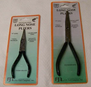 Stainless Long Nose Pliers 6" & 8" FJN - Picture 1 of 2
