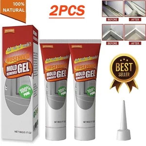 2X Mold Stain Remover Gel Cleaner Heavy Duty Stain Cleaner Washing Multi-Purpose - Picture 1 of 18