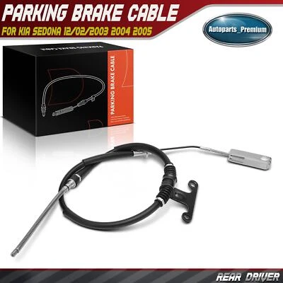 1pc Rear Left LH Driver Side Parking Brake Cable for Kia Sedona 2003 2004 2005 - Image 1 of 4