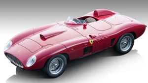 MODELLINO AUTO STATICO TECNOMODEL FERRARI 410S PRESS VERSION 1956 ROSSO 1/18 - Foto 1 di 5