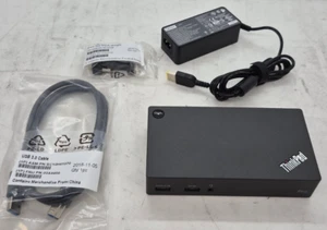 Lenovo ThinkPad DK1522 DisplayLink USB 3.0 Pro Docking Station with AC Adapter - Photo 1/12