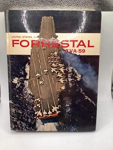USS Forrestal CVA-59 United States Ship HB Book - Picture 1 of 15