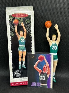 Larry Bird Hallmark Keepsake Ornament Hoops Stars Collector's Series 1990 con tarjeta - Imagen 1 de 16