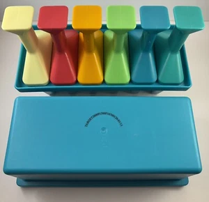 TARGET 6 popsicle mold with lid multicolor DIY Popsicle Maker READ DESCRIPTION - Picture 1 of 12