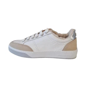 Moda In Pelle trainers UK 6 Ladies Beige Leather Lace up Boots Shoes - Picture 1 of 5