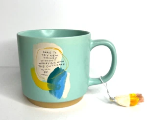 Morgan Harper Nichols X Fringe Dare To Try New Things Affirmation Becher Tasse Neu - Bild 1 von 7