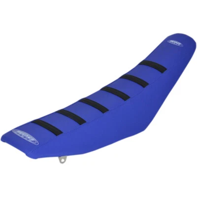 Cubierta de asiento con pinza de 6 costillas SDG - YZ 125/250 (azul / negro) 95910KBB Foto 1 de 2