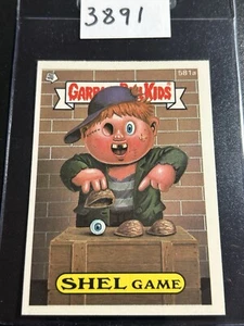 1988 Topps Garbage Pail Kids GPK Card Series 15 OS15 NDC 581a Shel Game Nr Mint - Picture 1 of 3