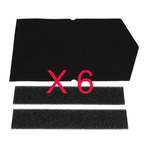 6 x Tür-Filter Schaumstof für Miele T8927WP T8967WP T8997WP EcoComfort EcoCare - Bild 1 von 8