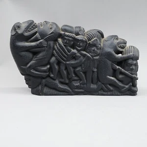Alaskan Inuit Eskimo Bear Claw Sculpture Philadelphia University Museum - Picture 1 of 20