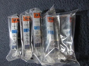 Unbranded BCI-6 Cyan Ink Cartridges Set of 5 Canon Compatible - Picture 1 of 1