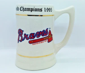 Vintage Atlanta Braves Mug 1995 World Champions Hunter MLB Large Official - Picture 1 of 6