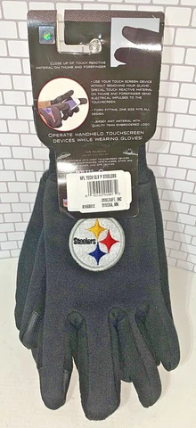 PITTSBURGH STEELERS TOUCH SCREEN DEVICE TECHNOLOGY GLOVE REACTIVE MATERIAL Cover