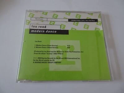 Lou Reed:  Modern Dance (Clean & Album versions)   EX GERMAN PROMO    CD Single - Image 1 of 3