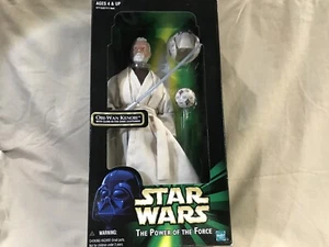 Star Wars Obi-Wan Kenobi with glow in the dark light saber 1998 Hasbro Action Fi - Picture 1 of 7