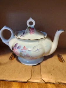 "Lefton Musical Teekanne - Vintage Porzellan Teekanne mit Spieluhr - Sammlerstück F - Bild 1 von 7