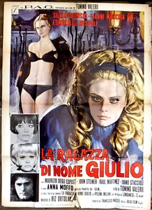 LA RAGAZZA DI NOME GIULIO-SILVIA DIONISIO Italienisches Filmplakat (2F) 70er - Bild 1 von 3