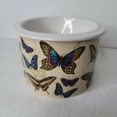 Grasslands Road Butterflies Dip Server Ice Holder Bowl Two Piece Set 471180 NWT Foto 1 de 4