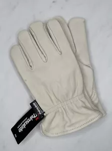 New Leather Work Gloves Men’s /Lined 3M Thinsulate / L - Picture 1 of 4