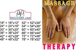 Massage 07 Photo-Realistic Paper Poster ad Matte Non-Laminated Therapy Vertical - Picture 1 of 13