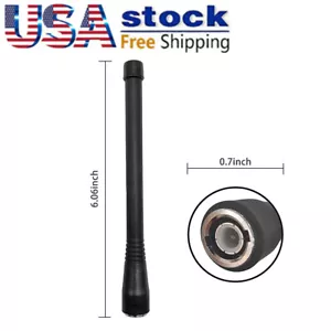 VHF BNC Antenna FA-B02AR For IC-A4 IC-A5 IC-A23 IC-A24 IC-A6 Portable Radio - Picture 1 of 3