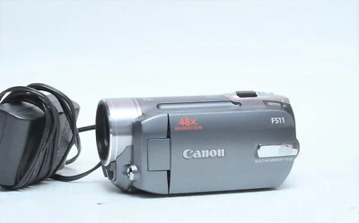 Canon FS11 Compact Digital Video Flash Memory Camcorder - Image 1 of 3