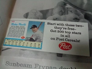 LIFE MAGAZINE - APRIL 13th 1962 w/ MICKEY MANTLE & ROGER MARIS (1) VINTAGE ISSUE - Picture 1 of 7