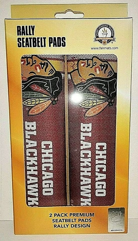 Chicago Blackhawks NHL 2022 Rally Seatbelt Pad Set of 2 Cover