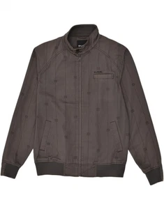 BILLABONG Mens Bomber Jacket UK 40 Large Grey Polyester BR71 - Picture 1 of 3
