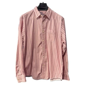 Tommy Bahama pink strip XL men's button down shirt - Picture 1 of 5
