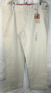 Dockers kultige khakifarbene Hose Vintage 2005 entspannte Passform beige NEU neu mit Etikett Herren 42 x 32 - Bild 1 von 17