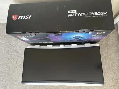 MSI MPG ARTYMIS 343CQR 34''  165Hz VA Ultrawide Gaming Monitor - Black - Image 1 of 4