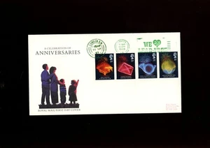 1989 Anniversaries Royal Mail FDC We Love Lead Free slogan. - Picture 1 of 1