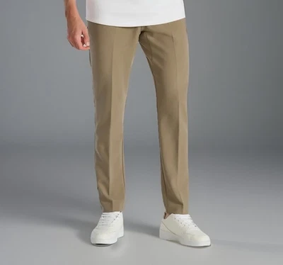 BYLT Executive Pants 2.0 - Size 34 Tall - 34x32 - Beige - Stretch Tapered Legs - Image 1 of 4