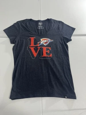 Oklahoma City Thunder Women V Neck Shirt Size Large  - Image 1 of 4